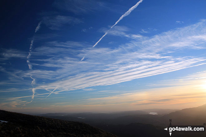 Sunset from Heron Pike on the Fairfield Horseshoe