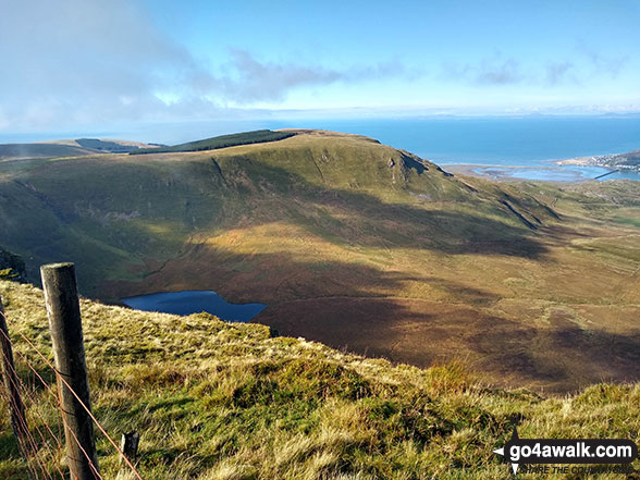 Braich Ddu (Craig Cwm-llwd) from the summit of Craig-y-llyn