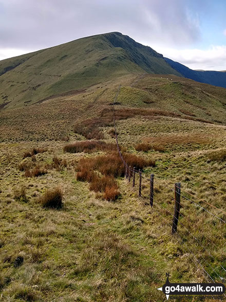 Craig-y-llyn from Tyrrau Mawr (Craig-las)