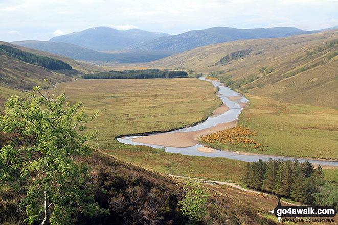 Muiseal, Luib Bhan and Strath Mor from the lower slopes of Ben Hope