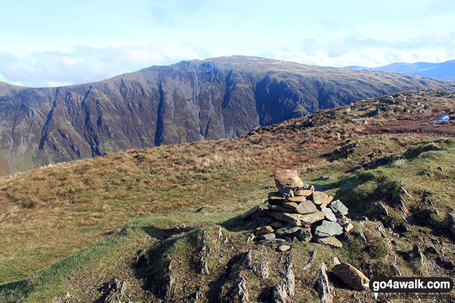 Walk c456 Fleetwith Pike, Hay Stacks, Brandreth and Grey Knotts from Honister Hause - Dale Head (Newlands) from Fleetwith Pike summit