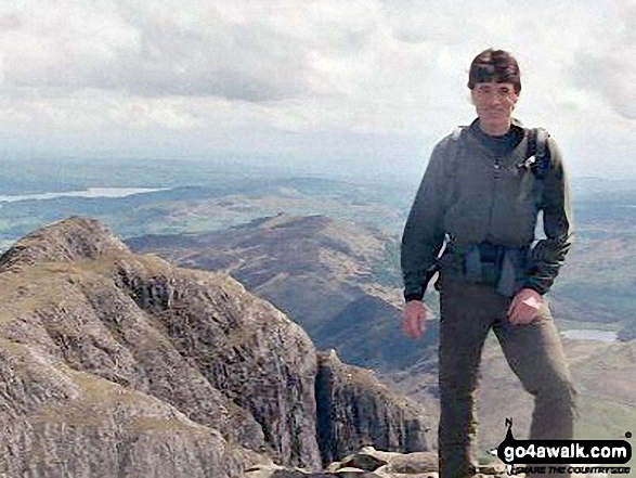 Me on Pike of Stickle in The Lake District Cumbria England