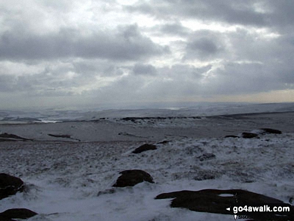 Widdop Reservoir from Lad Law (Boulsworth Hill)