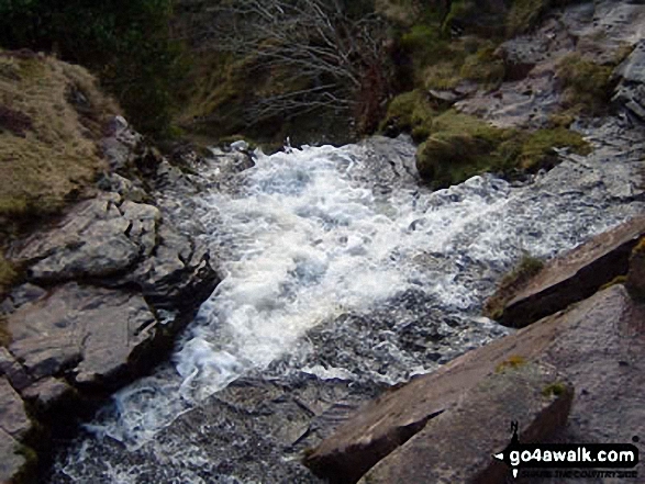 Waterfalls next to the Blaen y Glyn Car Park