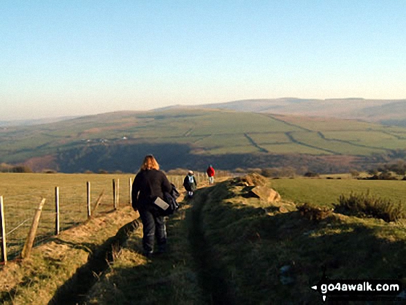 Heading South from Carn Edward in the Preseli Hills