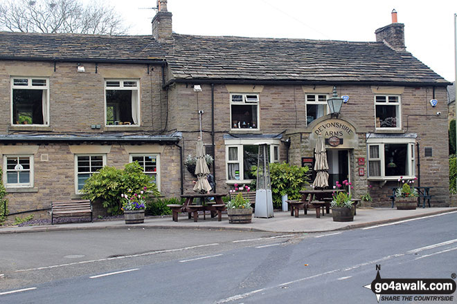 Walk d103 Cobden Edge, Mellor, Rowarth and Brook Bottom from Strines - The Devonshire Arms, Mellor