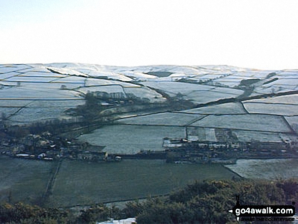 Kerridge from Rainow in the snow