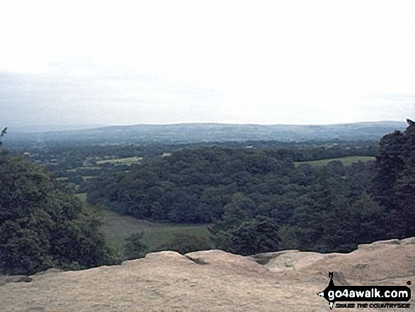 The Cheshire Plain from Mow Cop