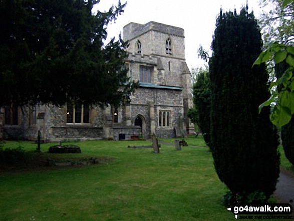 Walk bu109 Whiteleaf Cross from Great Kimble - Monks Risborough church