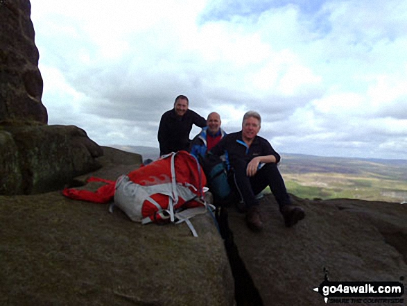 The Three Amigos on top of Simon's Seat