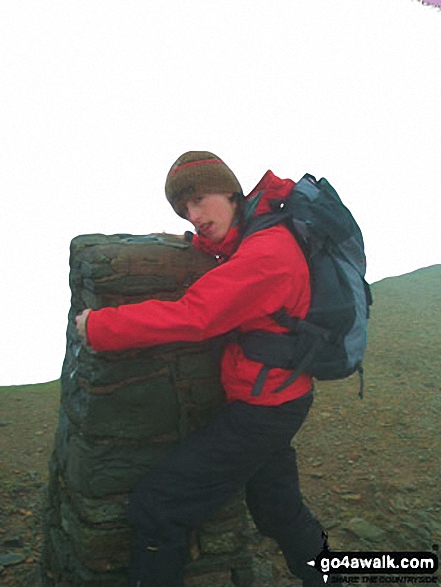 Walk c432 Helvellyn from Thirlmere - Helvellyn summit