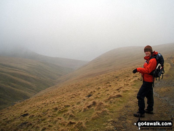 Walk c394 Helvellyn, Catstye Cam and Sheffield Pike from Glenridding - Sticks Gill from Sticks Pass