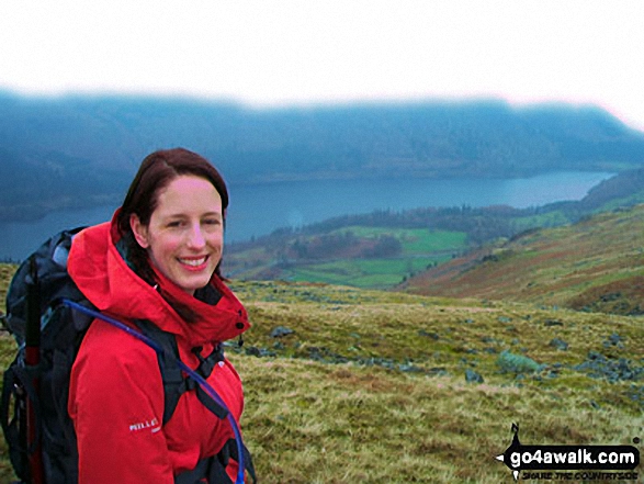 Walk c432 Helvellyn from Thirlmere - Thirlmere from Browncove Crags (Helvellyn)