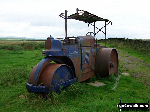 Old Steam Roller on Slipper Hill