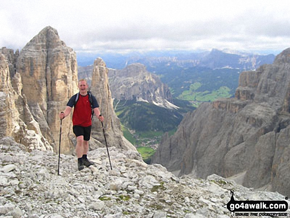 My best mate 'Mike' on Selva in Puez Odle Natural Park (The Dolomites) Selva Italy