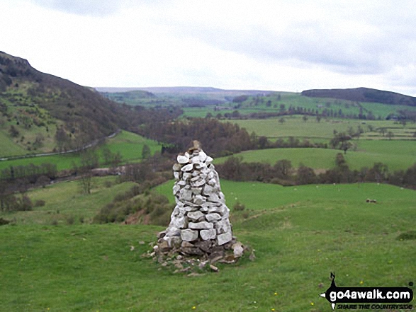 White Cairn above Applegarth and The River Swale