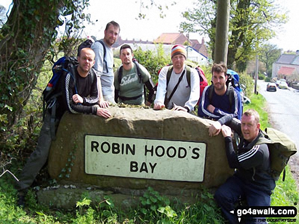 Walk ny155 Ravenscar from Robin Hood's Bay - Robin Hood's Bay at last