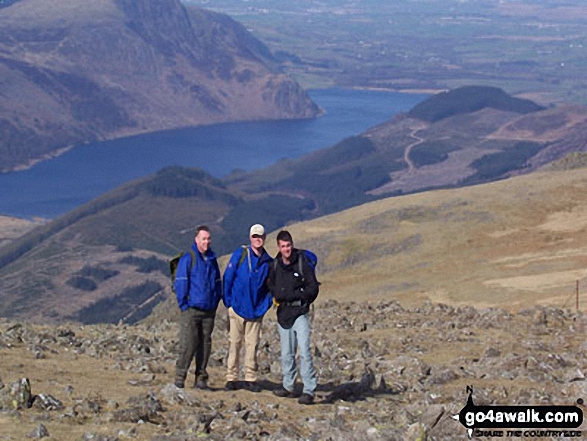 Walk c263 The High Stile Ridge from Buttermere - Ennerdale Water and St Bees from Red Pike (Buttermere)