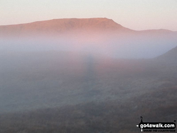 A Brocken Spectre (almost) with Red Screes beyond from the lower slopes of Yoke