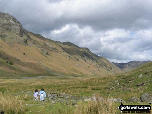 Walk c395 Glaramara, Allen Crags and Langstrath from Stonethwaite - Langstrath Valley