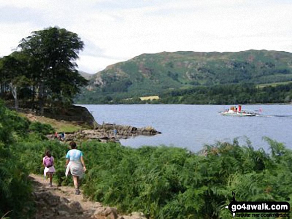 Ullswater Steamer from the Ullswater Shore path