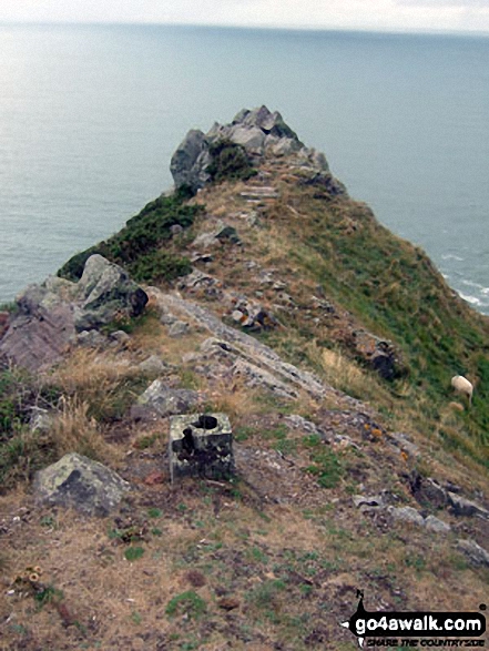 Walk so121 Selworthy Beacon from Bossington - Hurlstone Point