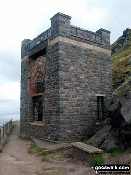 Walk so121 Selworthy Beacon from Bossington - The former Coastguard Station at  Hurlstone Point