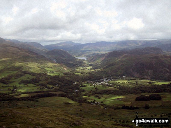 Beddgelert & Nantgwynant from the lower slopes of Moel Hebog