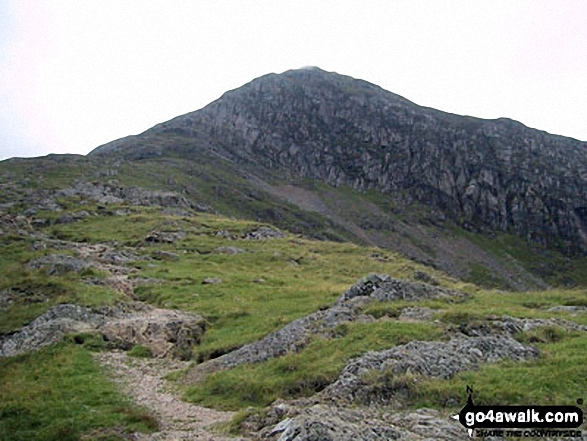 Approaching the summit of Moel Hebog