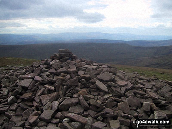 The summit of Pen y Gadair Fawr