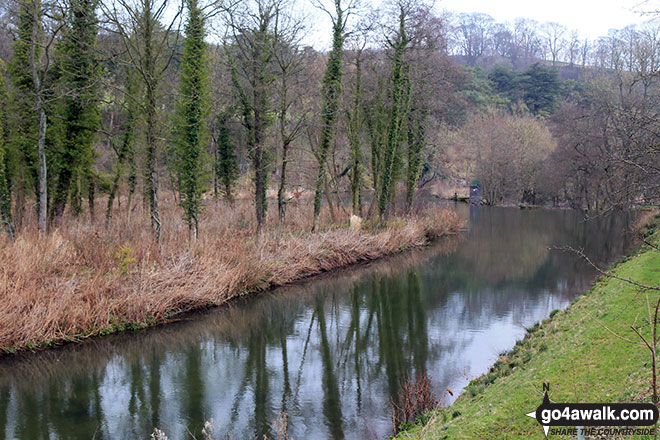 Walk d206 Monsal Dale and Ashford in the Water from Bakewell - The River Wye, Ashford in the Water