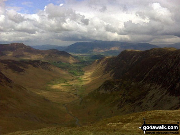 Walk c142 Robinson and Dale Head from Little Town - The magnificent Newlands Valley from Dale Head (Newlands)