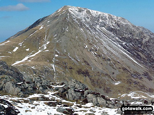 Walk c456 Fleetwith Pike, Hay Stacks, Brandreth and Grey Knotts from Honister Hause - Seat (Buttermere), Gamlin End and High Crag (Buttermere) from Hay Stacks (Haystacks)