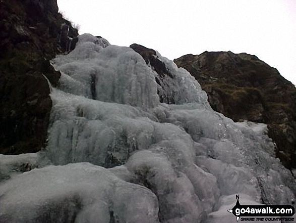 Icefall on Whitegill Crag