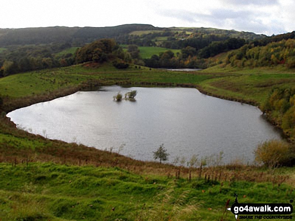 Sand pit/lake near Maes-mynan Hall