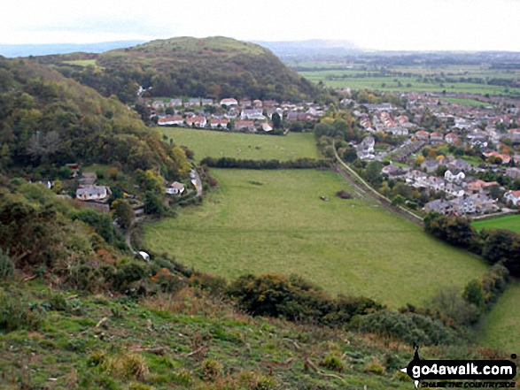 Prestatyn from The Offa's Dyke Path above Crag y Fran, Prestatyn