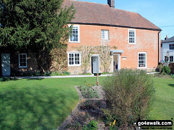 Jane Austen's House Museum from her garden, Chawton