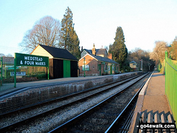 Medstead and Four Marks Railway Station on The Watercress Line