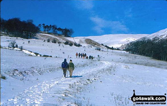 The Campsie Fells in snow