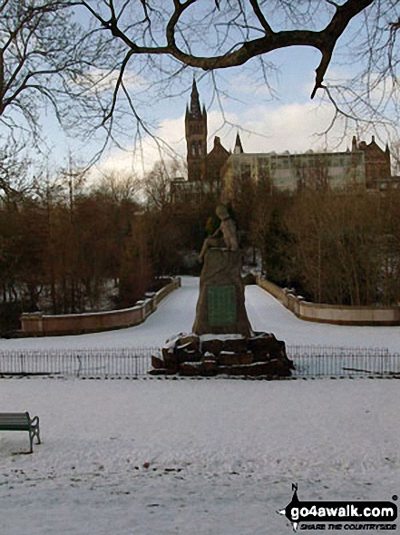 Glasgow in the snow