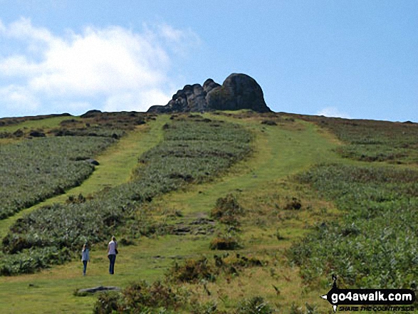 Approaching Haytor Rocks