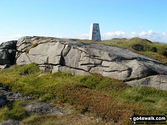 Crutchenber Fell (Bowland Knotts) summit trig point