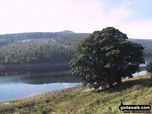 Walk d144 Winhill Pike (Win Hill) and Hope Cross from Yorkshire Bridge - Winhill Pike (Win Hill) from Ladybower Reservoir