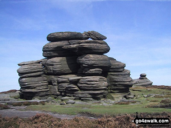 The Wheel Stones on Derwent Edge