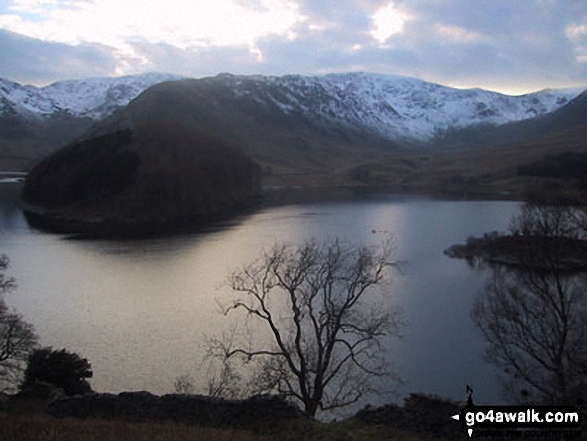 High Street, The Rigg and Rough Crag (Riggindale) across Haweswater Reservoir