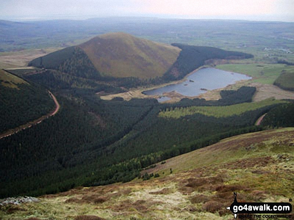 Murton Fell beyond Cogra Moss from Sharp Knott