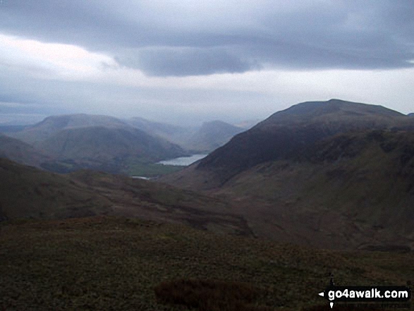 Robinson (left), Buttermere and Red Pike (Buttermere) from Hen Comb