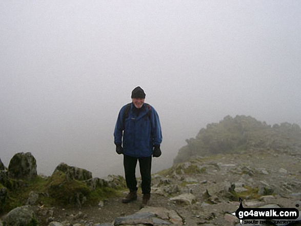 me on Snowdon in Snowdonia National Park Gwynedd Wales