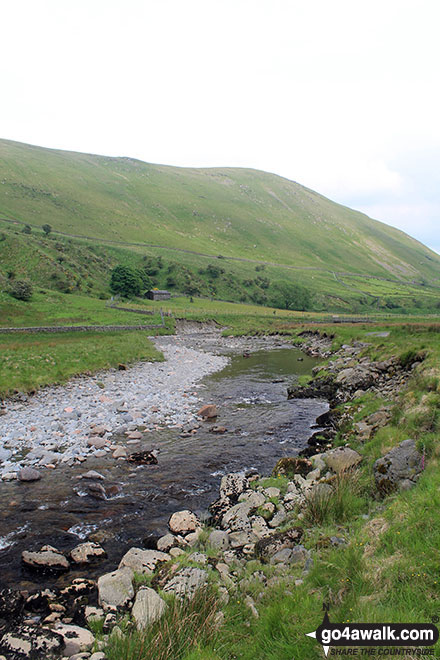 Winterscleugh from Borrowdale (Borrow Beck)