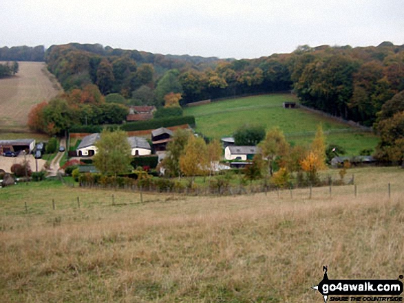 Walk bu133 Wendover Dean and Dunsmore from Little Hampden Common - Dunsmore Old Farm from Dunsmore